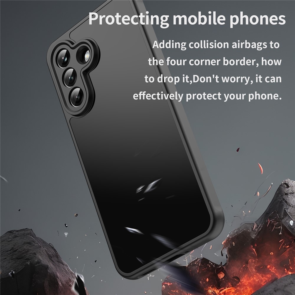 Proof gélový obal s pevným chrbtom na Samsung Galaxy A37 5G - čierny/čierny