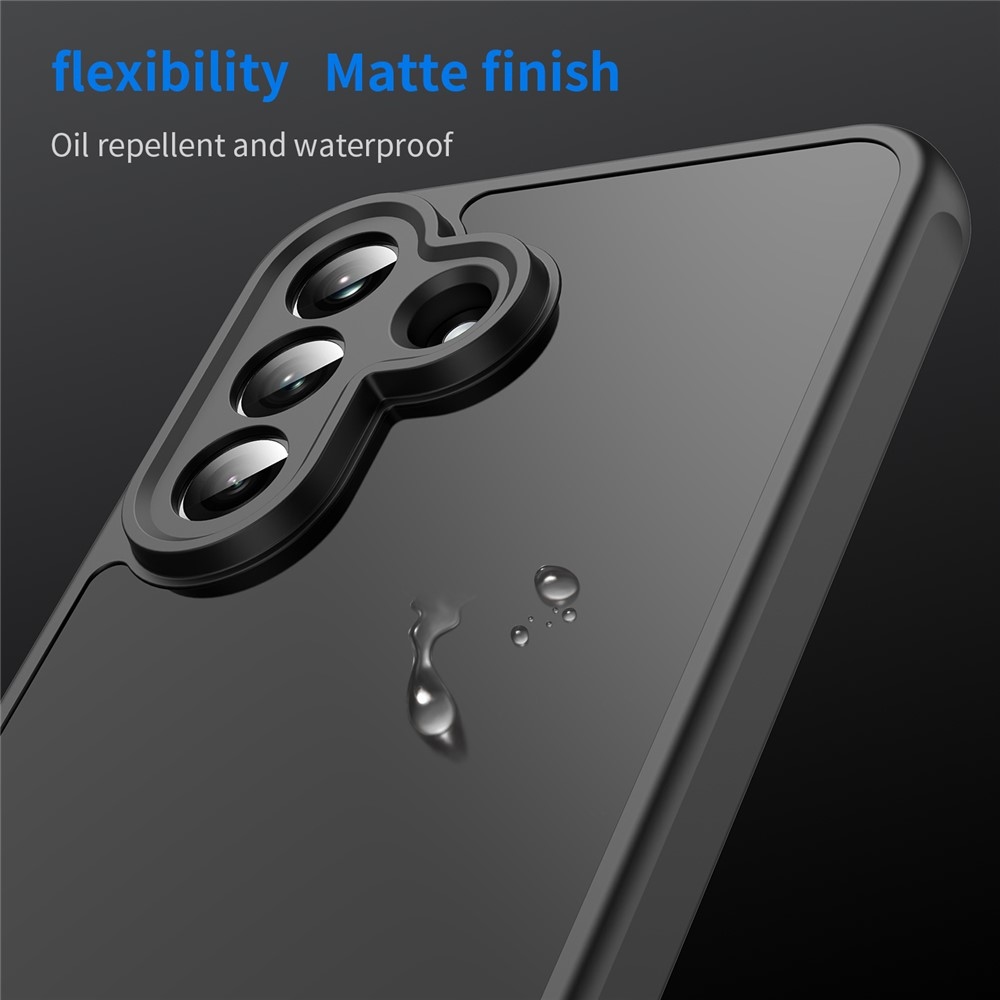 Proof gélový obal s pevným chrbtom na Samsung Galaxy A37 5G - čierny/čierny