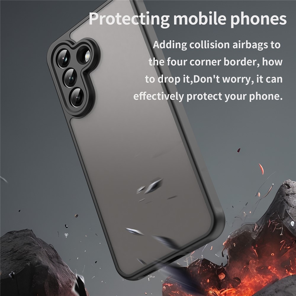 Proof gélový obal s pevným chrbtom na Samsung Galaxy A37 5G - čierny