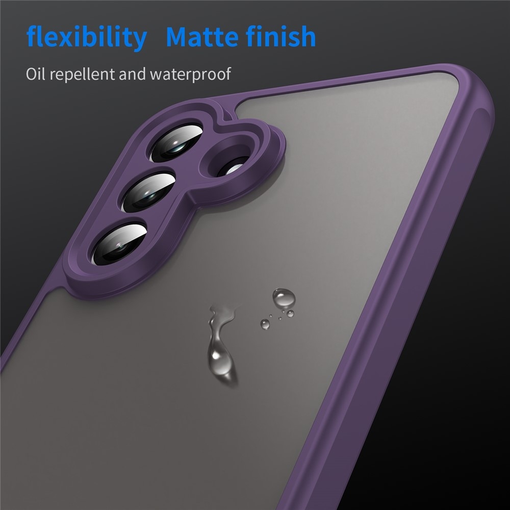 Proof gélový obal s pevným chrbtom na Samsung Galaxy A37 5G - fialový