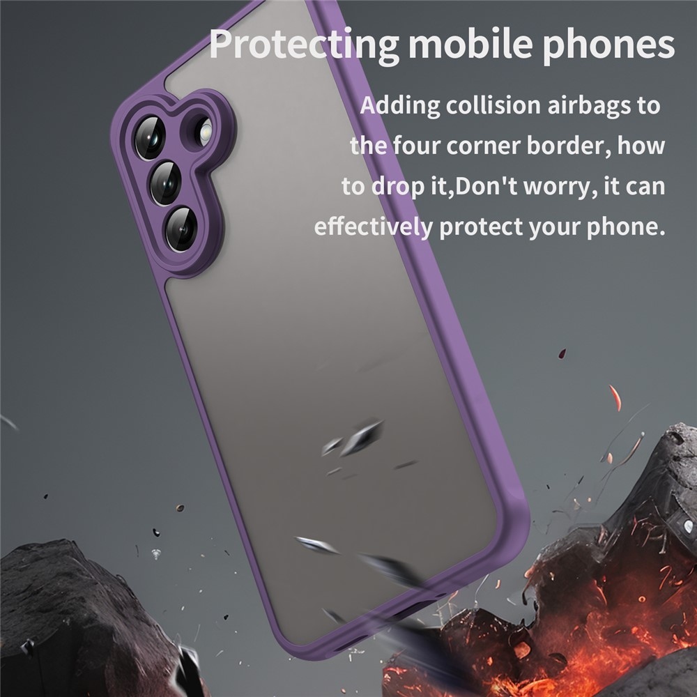 Proof gélový obal s pevným chrbtom na Samsung Galaxy A37 5G - fialový