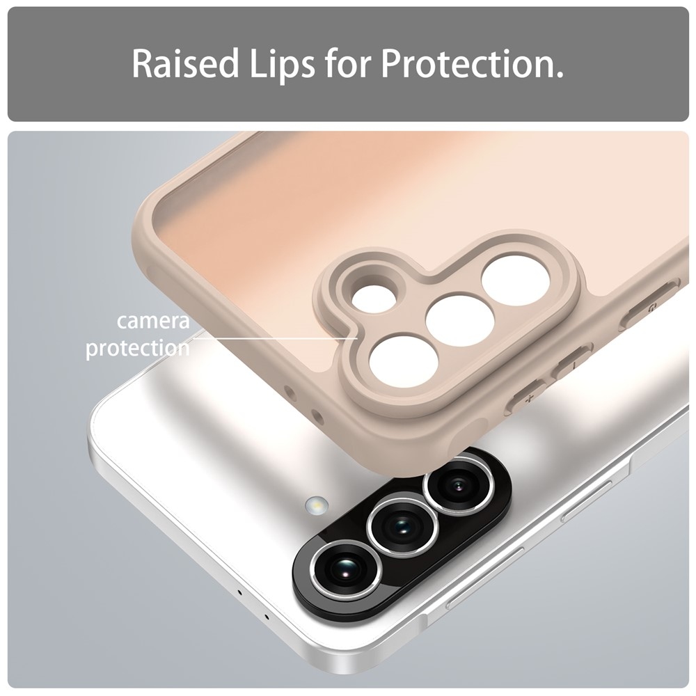 Proof gélový obal s pevným chrbtom na Samsung Galaxy A37 5G - oranžový