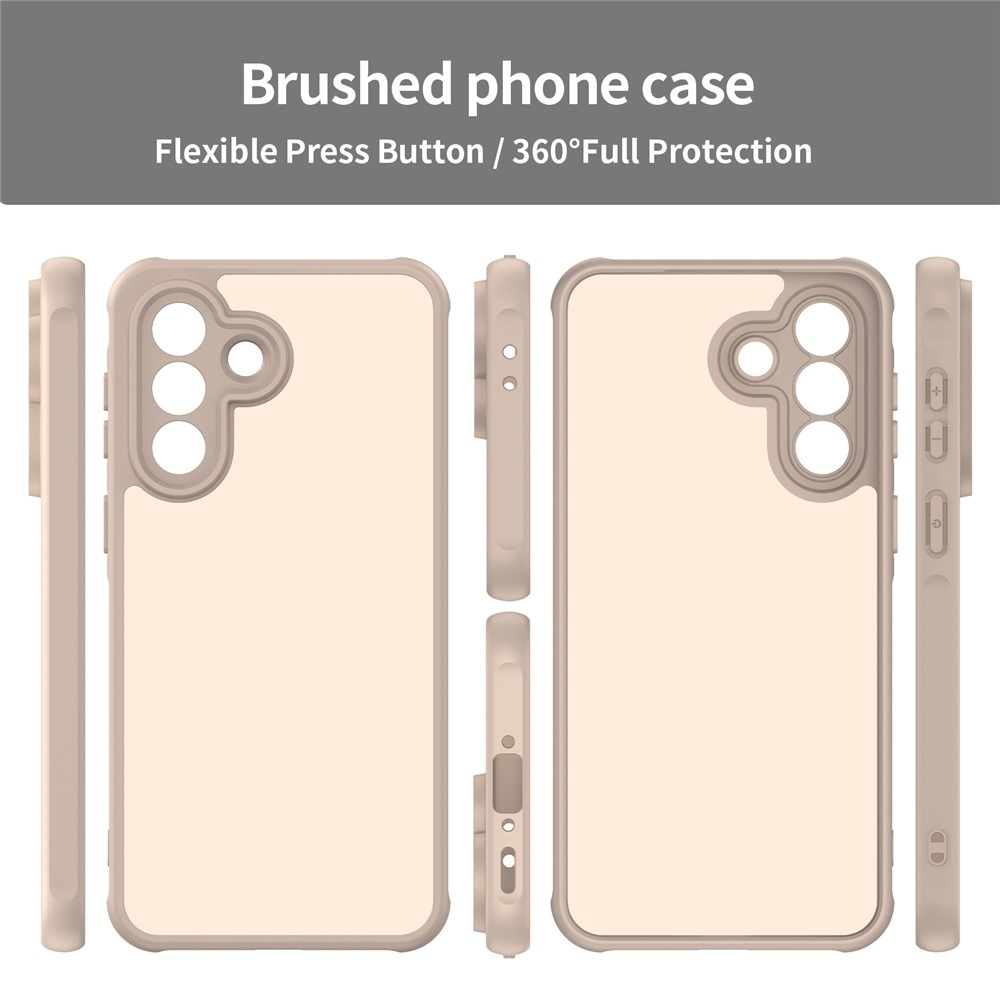 Proof gélový obal s pevným chrbtom na Samsung Galaxy A37 5G - oranžový