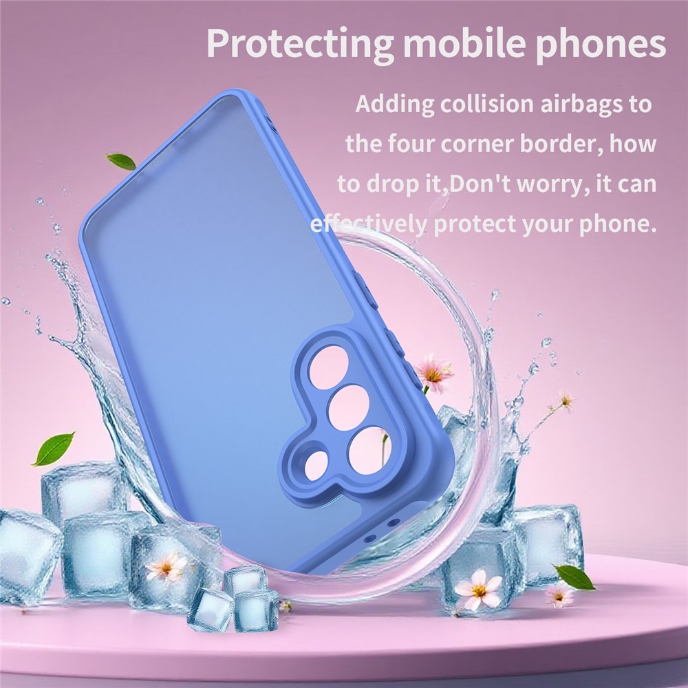 Proof gélový obal s pevným chrbtom na Samsung Galaxy A37 5G - svetlomodrý