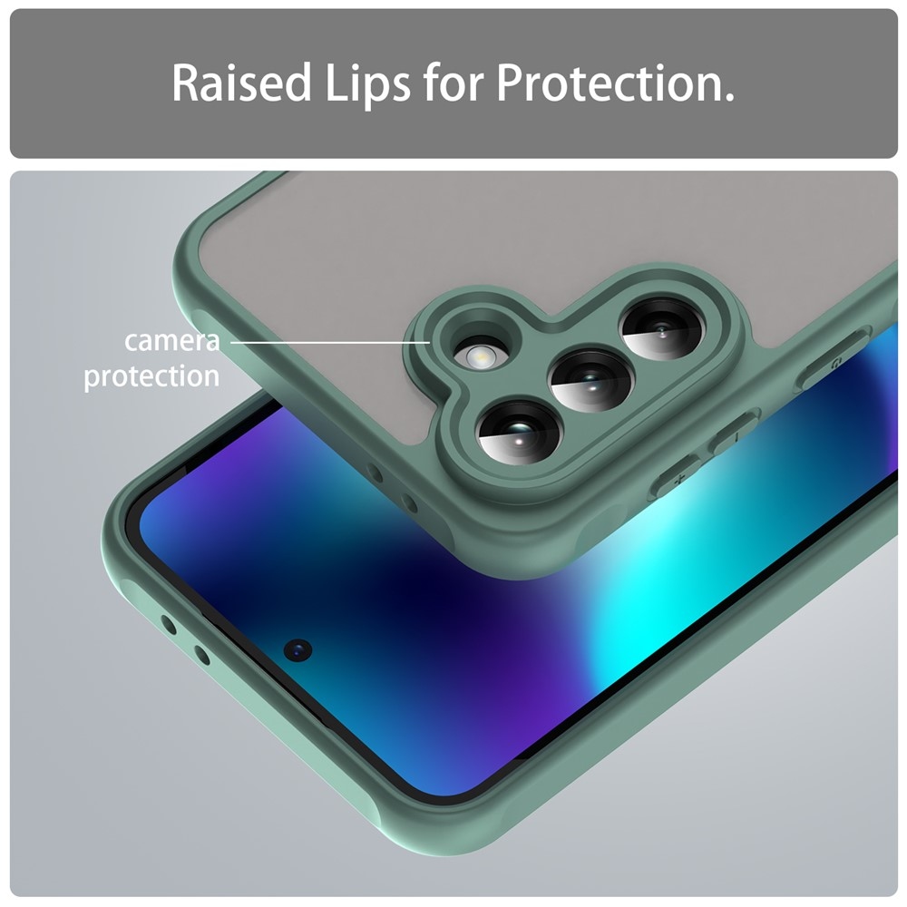 Proof gélový obal s pevným chrbtom na Samsung Galaxy A37 5G - zelený