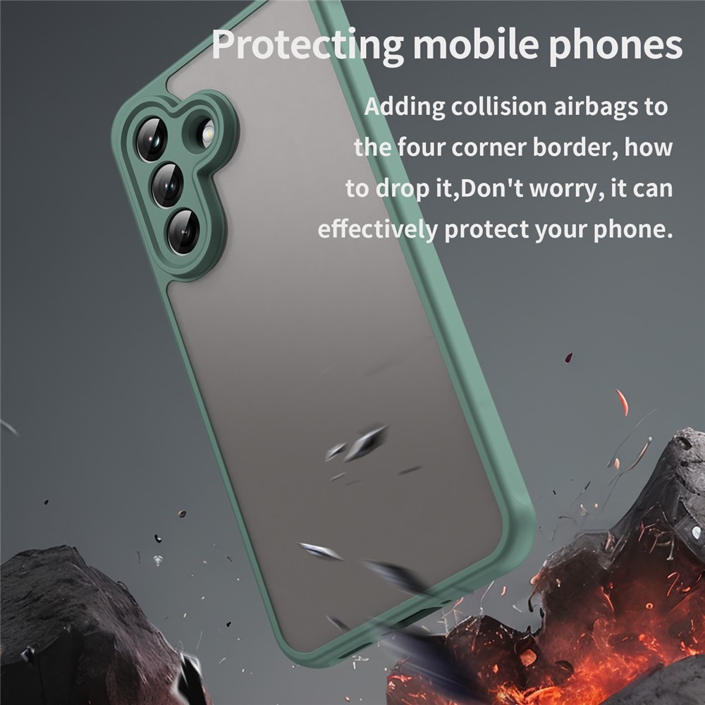 Proof gélový obal s pevným chrbtom na Samsung Galaxy A37 5G - zelený