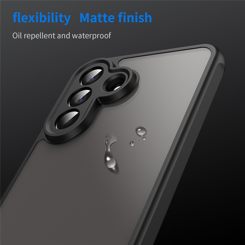 Proof gélový obal s pevným chrbtom na Samsung Galaxy A57 5G - čierny