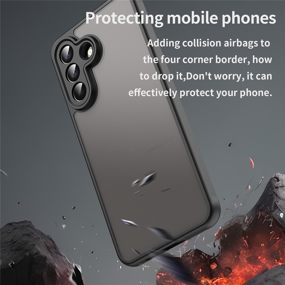 Proof gélový obal s pevným chrbtom na Samsung Galaxy A57 5G - čierny