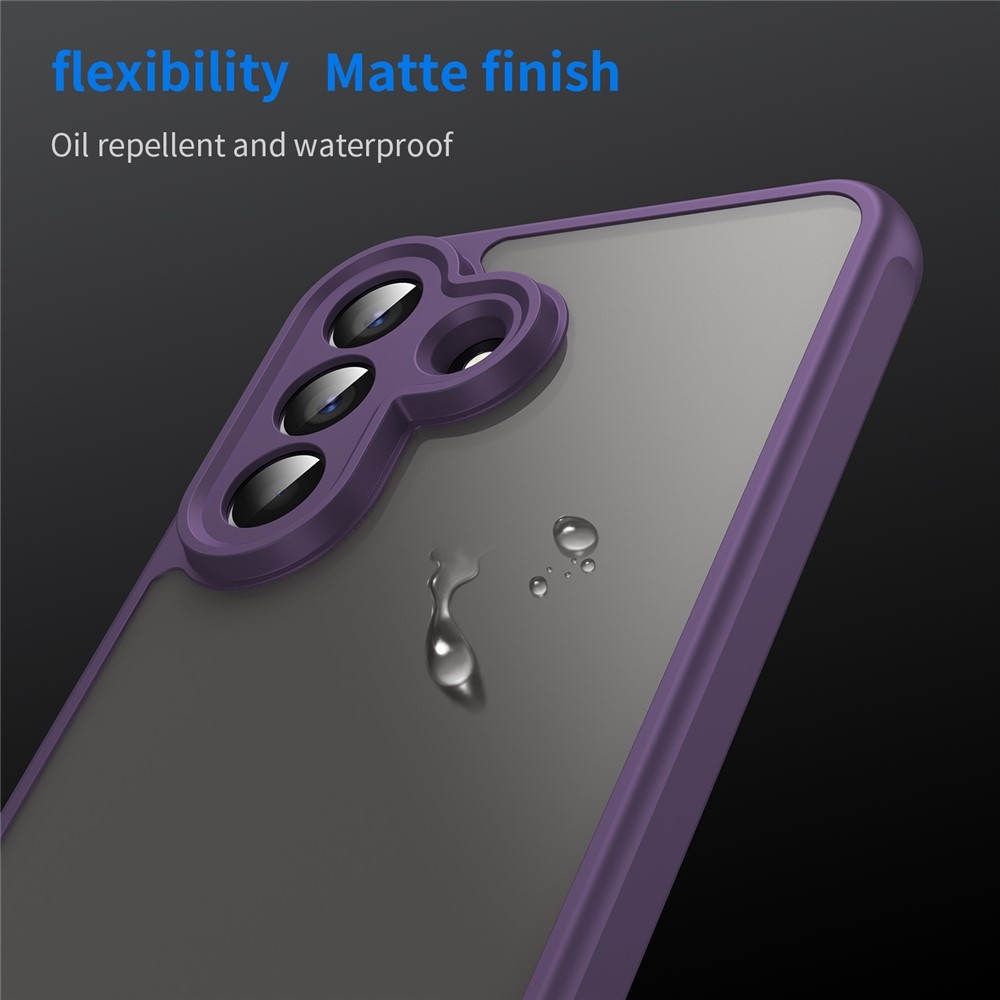 Proof gélový obal s pevným chrbtom na Samsung Galaxy A57 5G - fialový