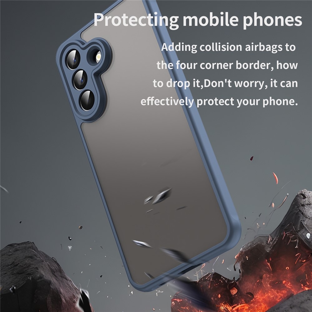 Proof gélový obal s pevným chrbtom na Samsung Galaxy A57 5G - modrý