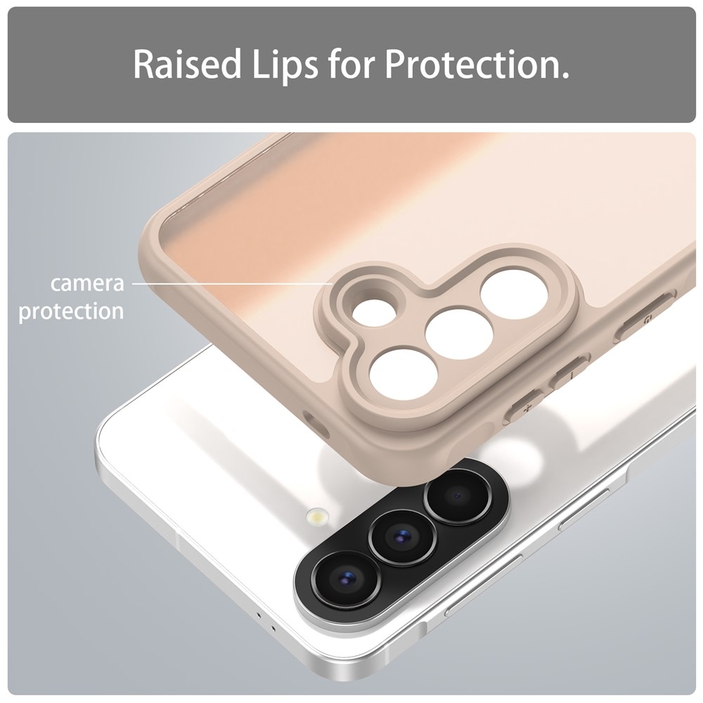 Proof gélový obal s pevným chrbtom na Samsung Galaxy A57 5G - oranžový