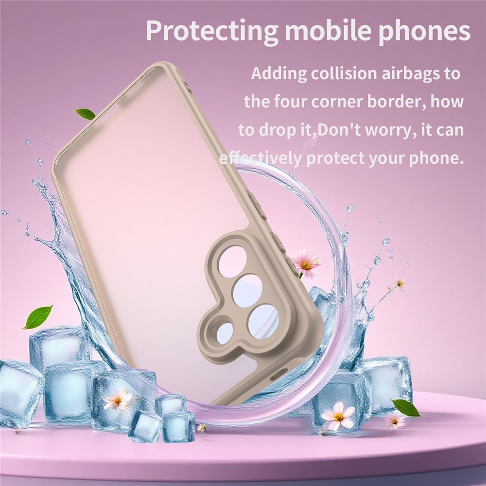 Proof gélový obal s pevným chrbtom na Samsung Galaxy A57 5G - oranžový