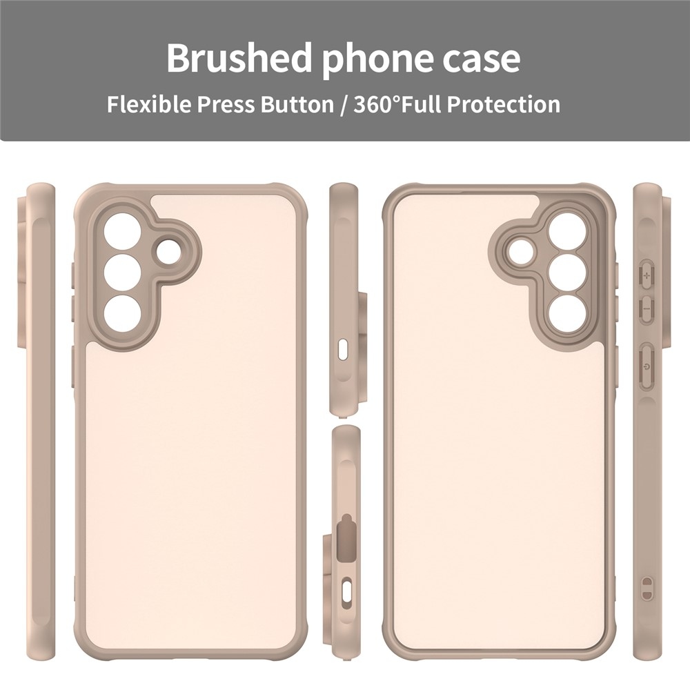 Proof gélový obal s pevným chrbtom na Samsung Galaxy A57 5G - oranžový