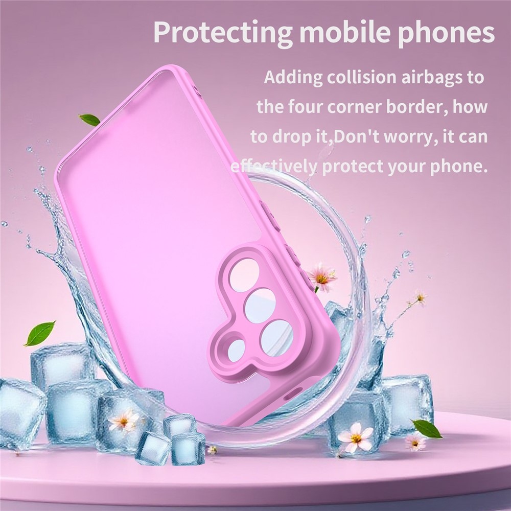 Proof gélový obal s pevným chrbtom na Samsung Galaxy A57 5G - svetlofialový