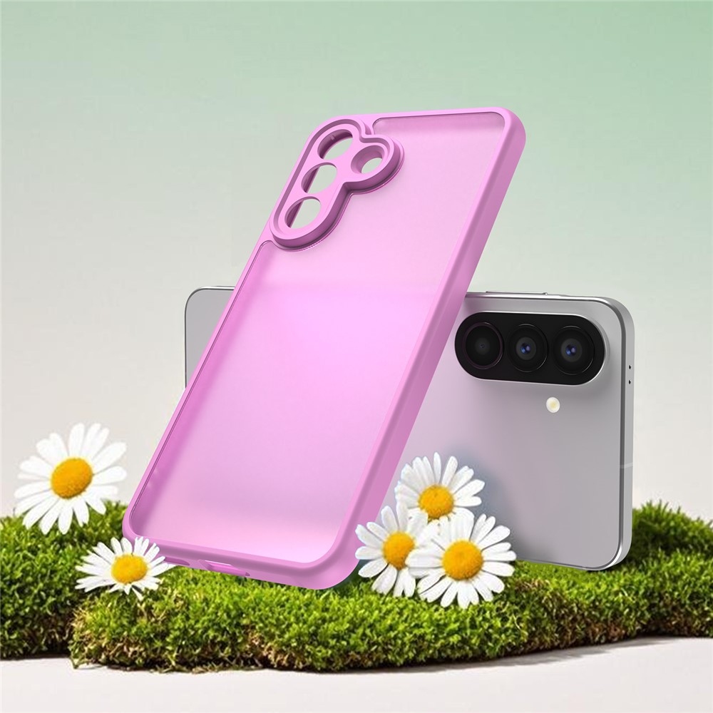 Proof gélový obal s pevným chrbtom na Samsung Galaxy A57 5G - svetlofialový