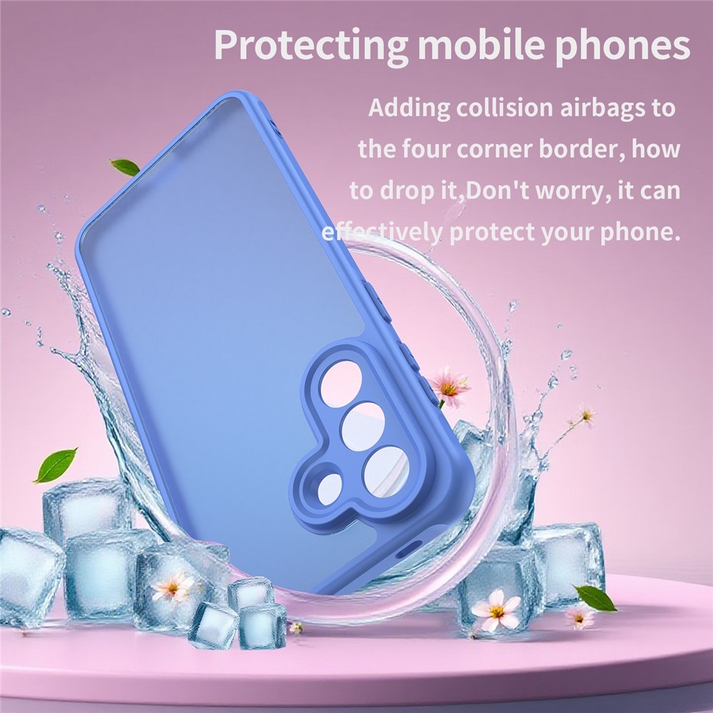 Proof gélový obal s pevným chrbtom na Samsung Galaxy A57 5G - svetlomodrý