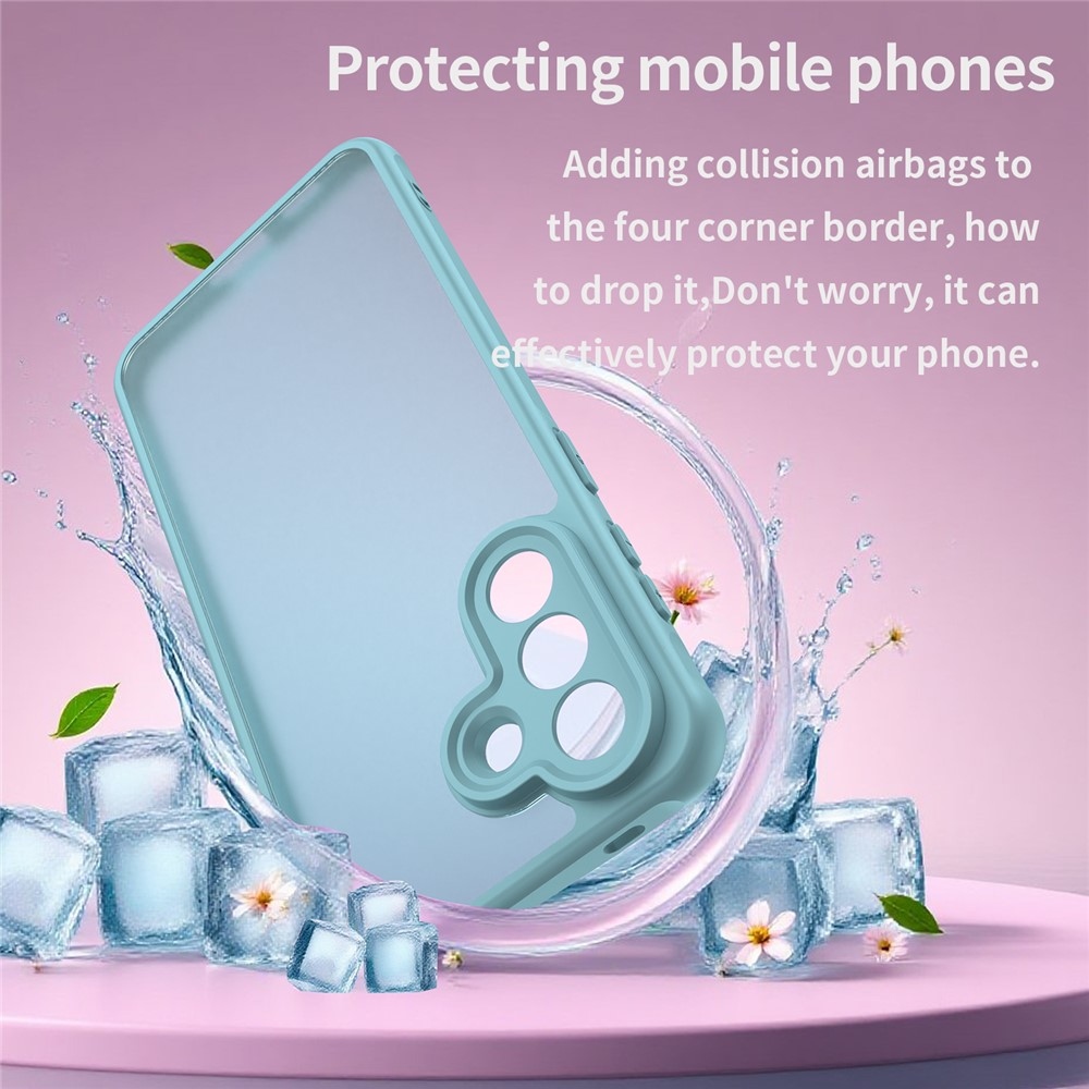 Proof gélový obal s pevným chrbtom na Samsung Galaxy A57 5G - svetlozelený