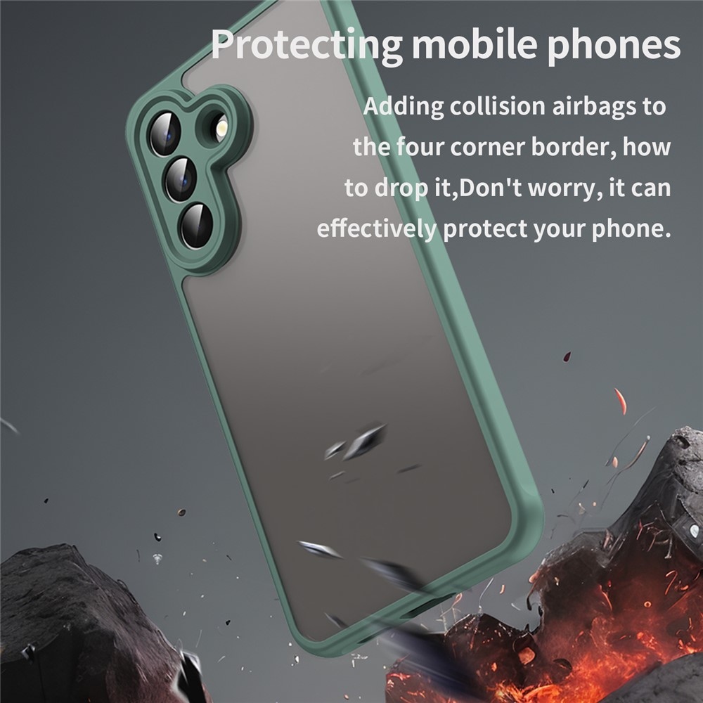 Proof gélový obal s pevným chrbtom na Samsung Galaxy A57 5G - zelený