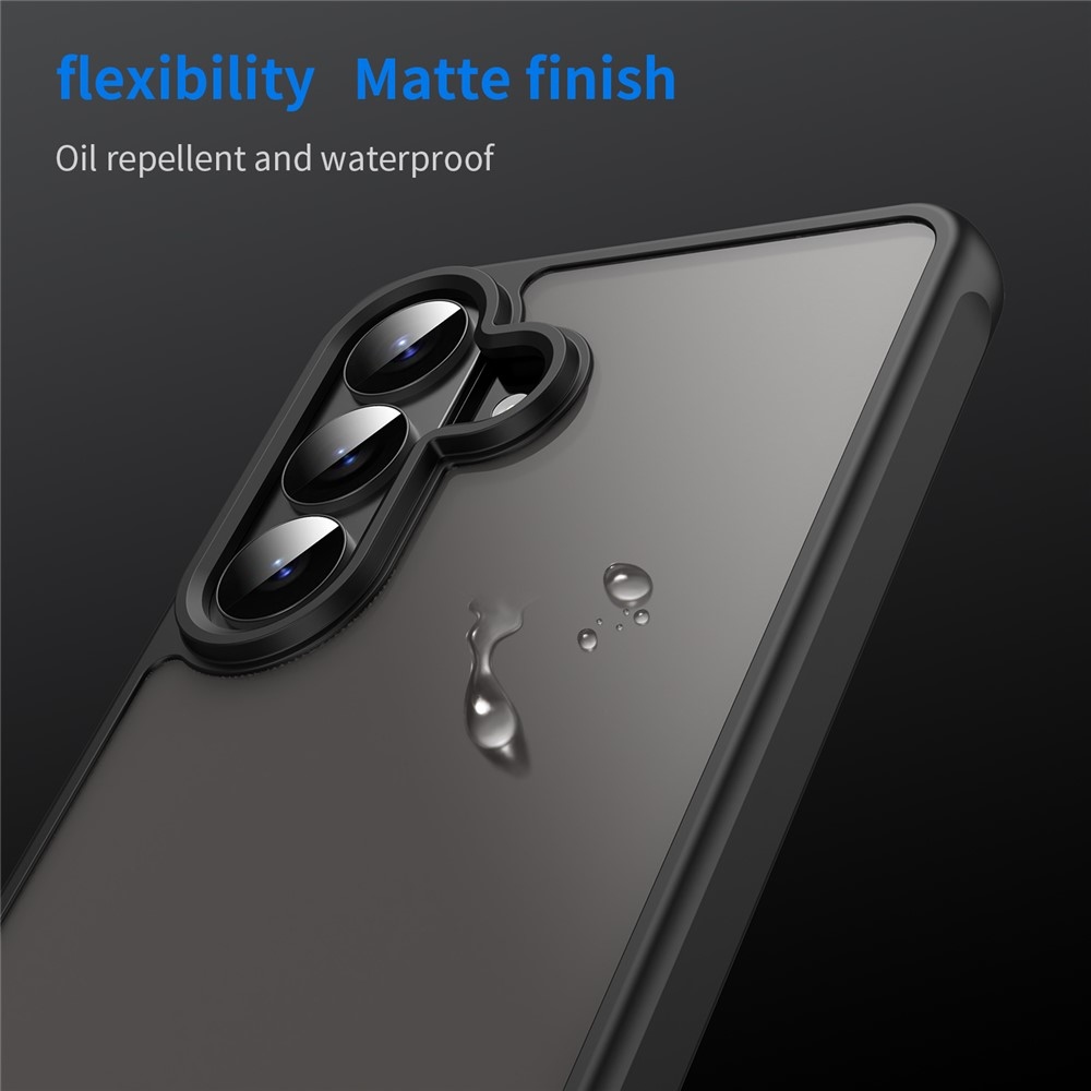 Proof gélový obal s pevným chrbtom na Samsung Galaxy S26 - čierny