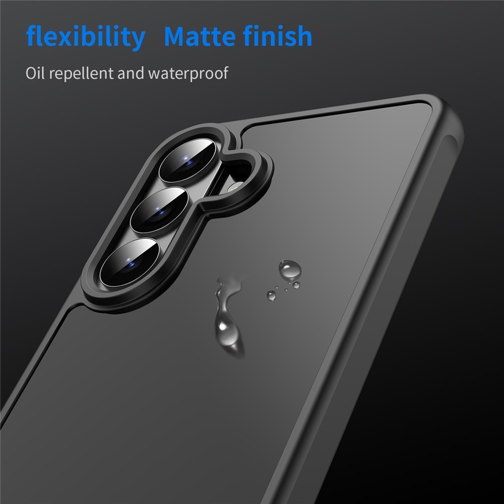 Proof gélový obal s pevným chrbtom na Samsung Galaxy S26 - čierny/čierny