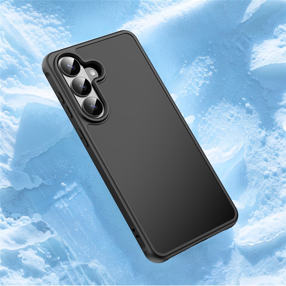 Proof gélový obal s pevným chrbtom na Samsung Galaxy S26 - čierny/čierny