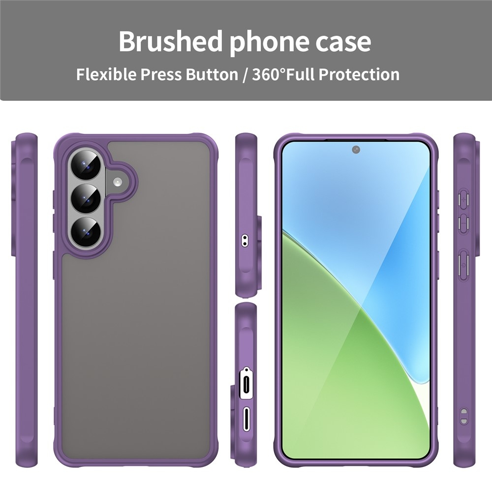 Proof gélový obal s pevným chrbtom na Samsung Galaxy S26 - fialový