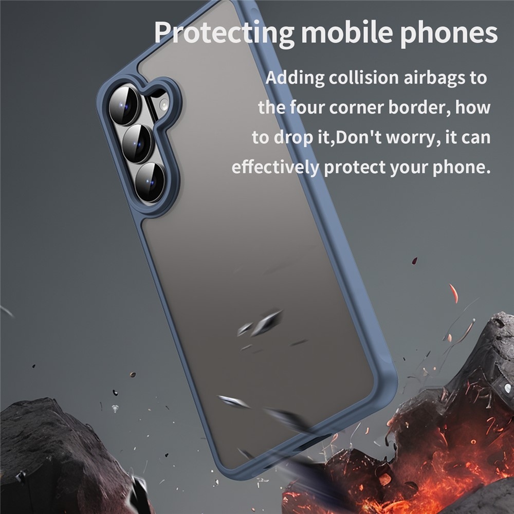 Proof gélový obal s pevným chrbtom na Samsung Galaxy S26 - modrý