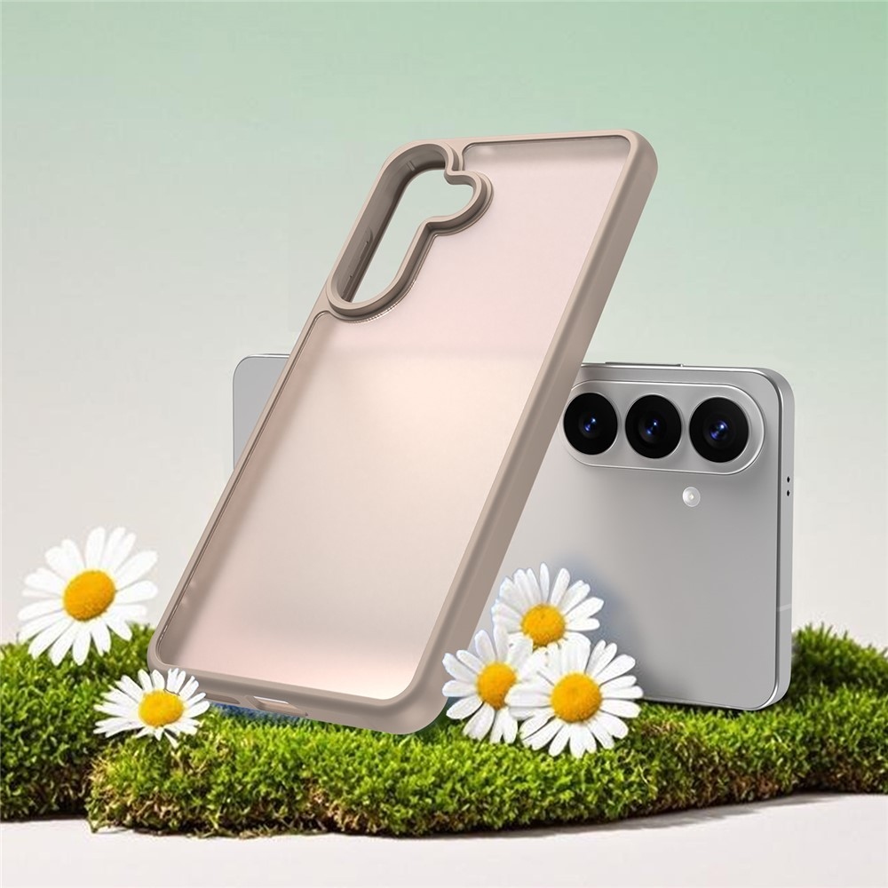 Proof gélový obal s pevným chrbtom na Samsung Galaxy S26 - oranžový