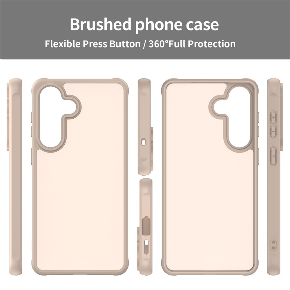 Proof gélový obal s pevným chrbtom na Samsung Galaxy S26 - oranžový