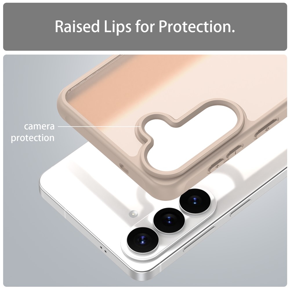 Proof gélový obal s pevným chrbtom na Samsung Galaxy S26 - oranžový