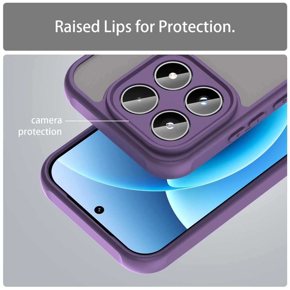 Proof gélový obal s pevným chrbtom na Xiaomi 17 - fialový