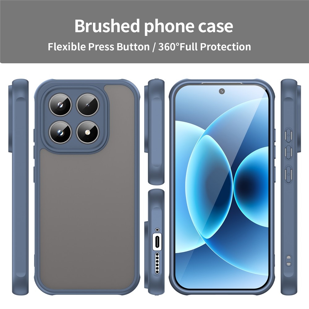 Proof gélový obal s pevným chrbtom na Xiaomi 17 - modrý