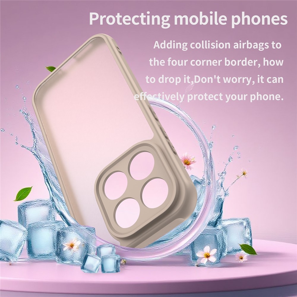 Proof gélový obal s pevným chrbtom na Xiaomi 17 - oranžový