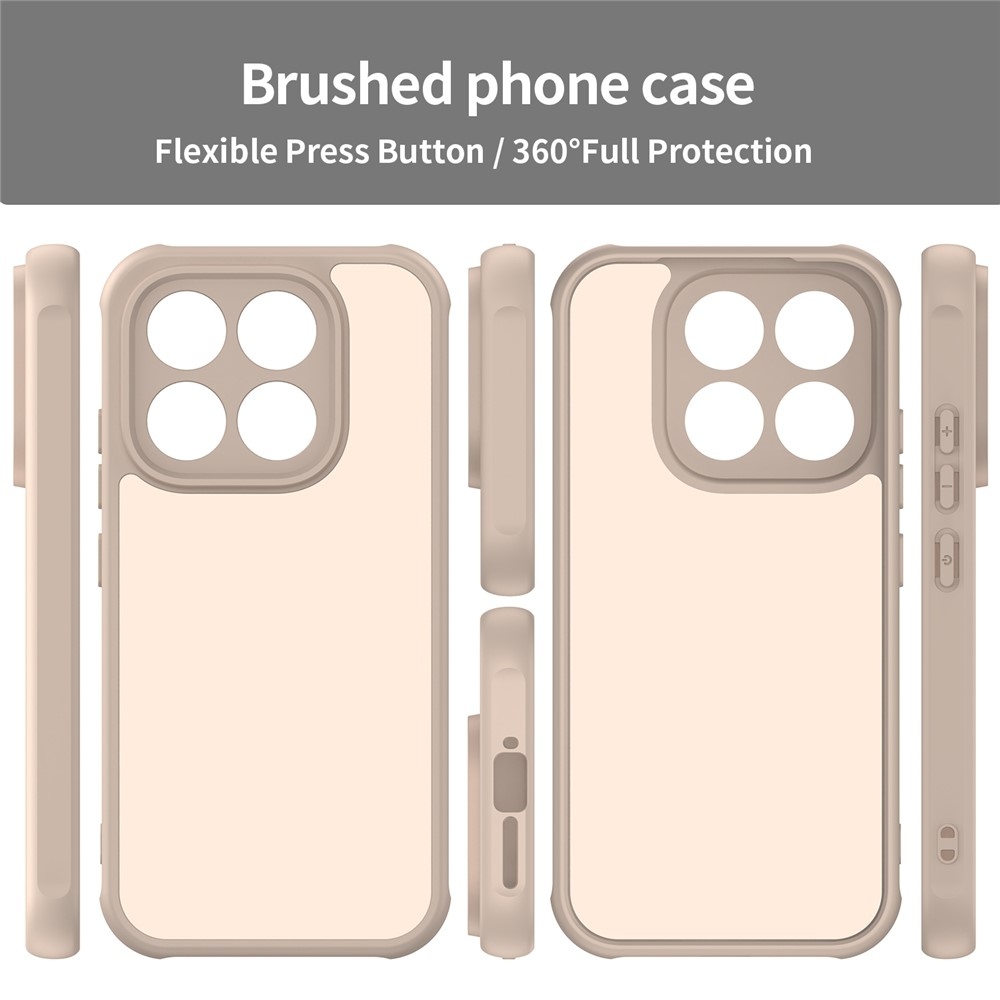 Proof gélový obal s pevným chrbtom na Xiaomi 17 - oranžový