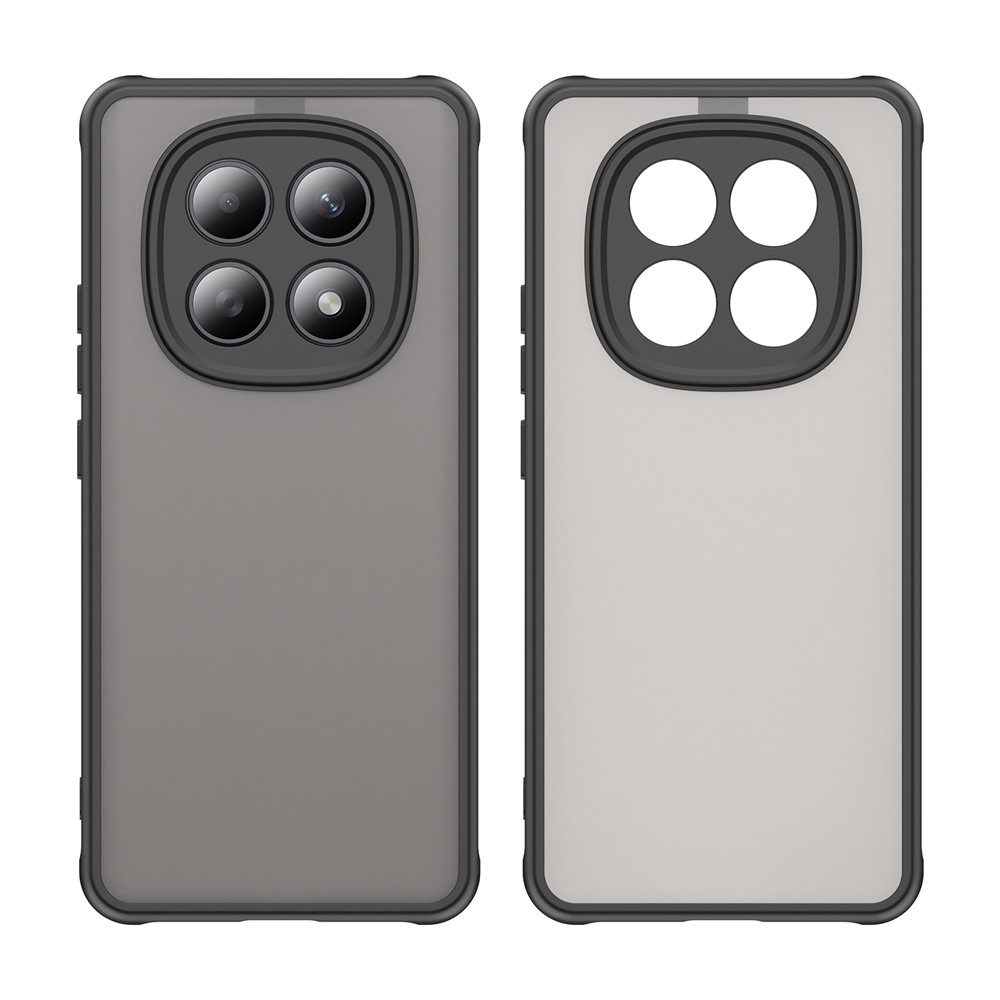 Proof gélový obal s pevným chrbtom na Xiaomi Poco M8 5G/Redmi Note 15 5G/Note 15 4G - čierny