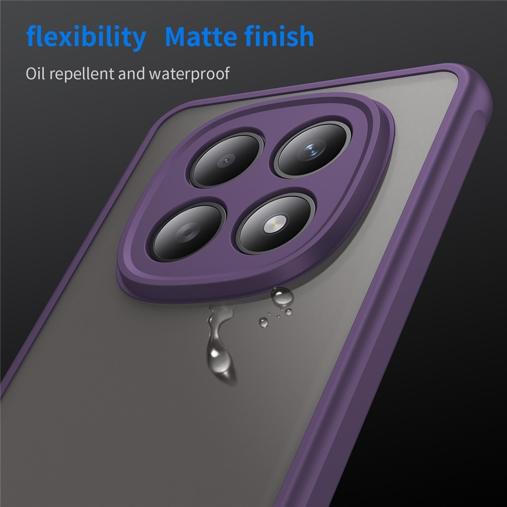 Proof gélový obal s pevným chrbtom na Xiaomi Poco M8 5G/Redmi Note 15 5G/Note 15 4G - fialový