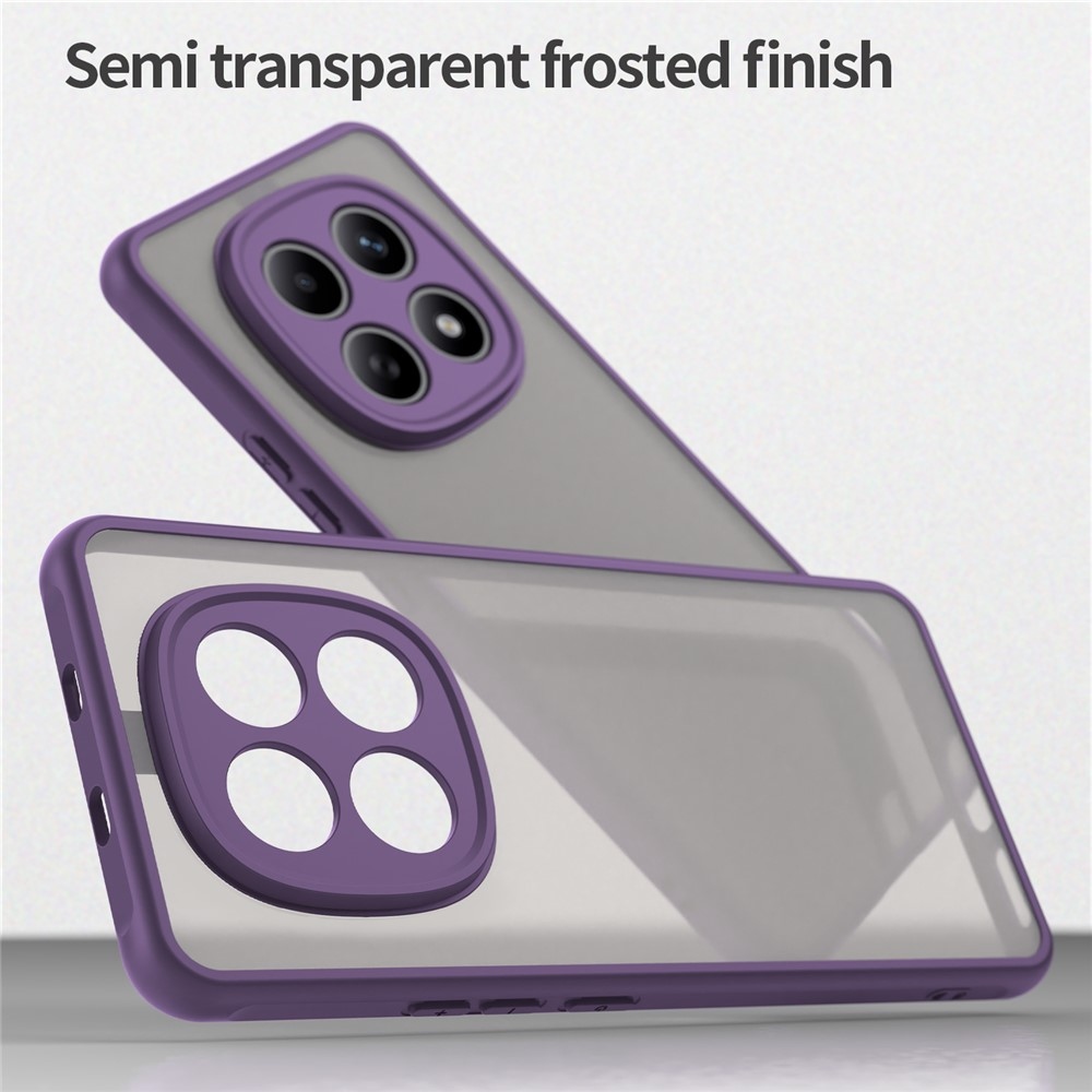 Proof gélový obal s pevným chrbtom na Xiaomi Poco M8 5G/Redmi Note 15 5G/Note 15 4G - fialový