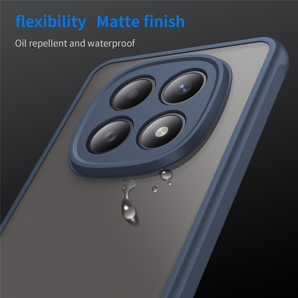 Proof gélový obal s pevným chrbtom na Xiaomi Poco M8 5G/Redmi Note 15 5G/Note 15 4G - modrý