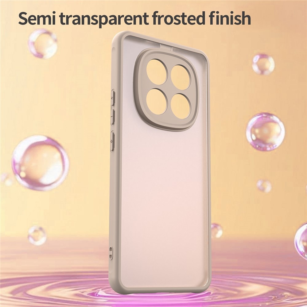 Proof gélový obal s pevným chrbtom na Xiaomi Poco M8 5G/Redmi Note 15 5G/Note 15 4G - oranžový