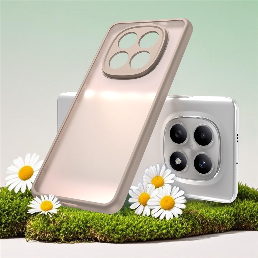 Proof gélový obal s pevným chrbtom na Xiaomi Poco M8 5G/Redmi Note 15 5G/Note 15 4G - oranžový