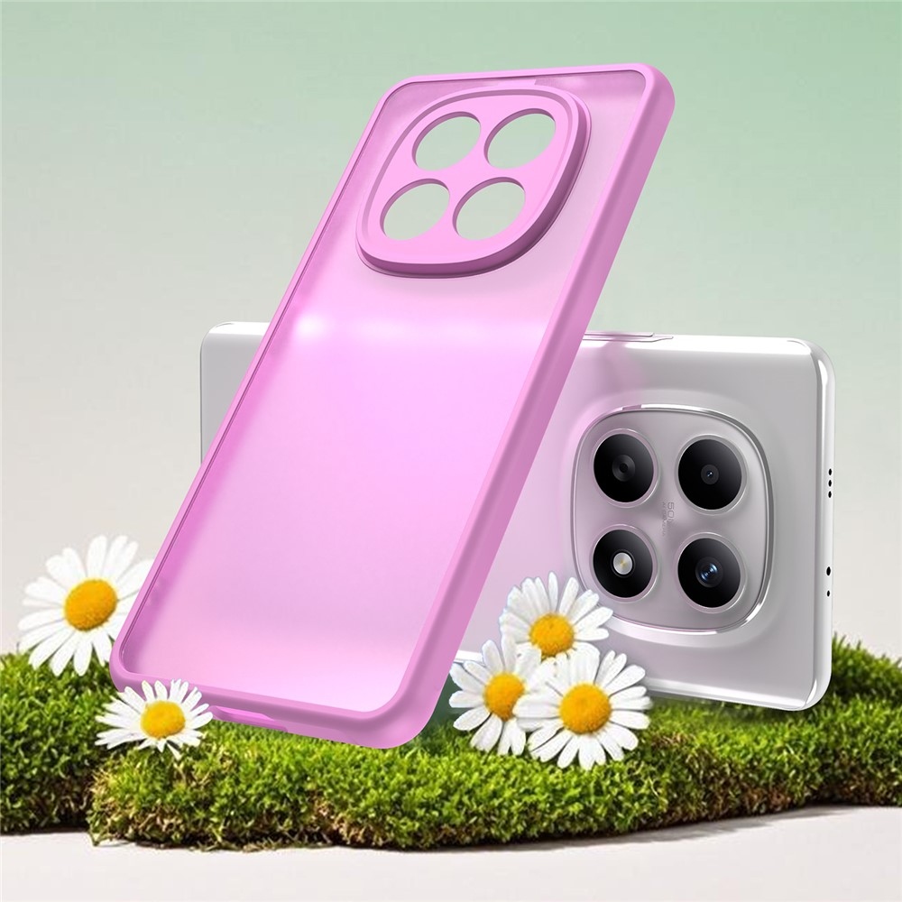 Proof gélový obal s pevným chrbtom na Xiaomi Poco M8 5G/Redmi Note 15 5G/Note 15 4G - svetlofialový