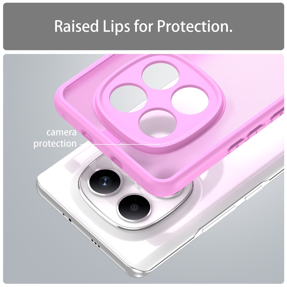 Proof gélový obal s pevným chrbtom na Xiaomi Poco M8 5G/Redmi Note 15 5G/Note 15 4G - svetlofialový