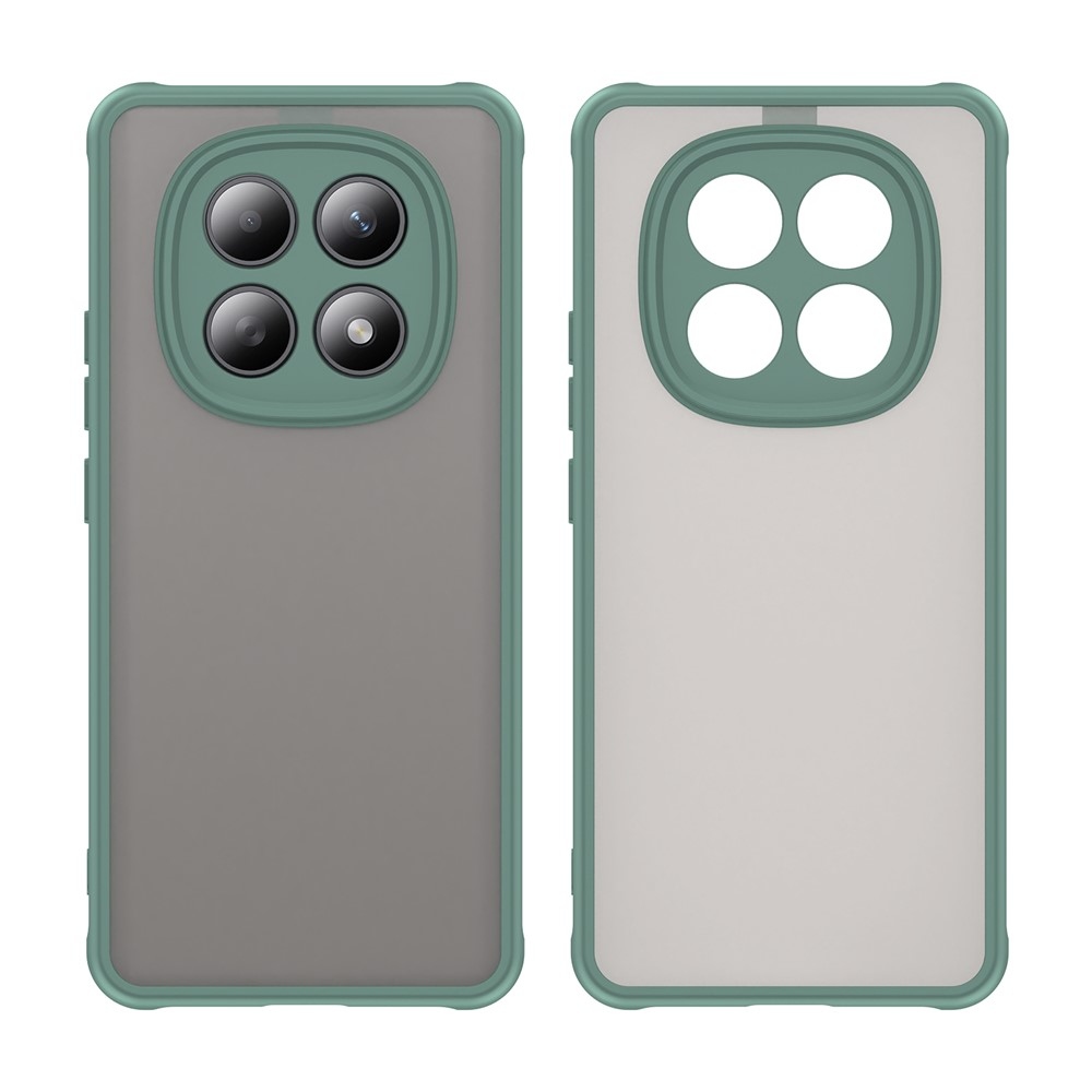 Proof gélový obal s pevným chrbtom na Xiaomi Poco M8 5G/Redmi Note 15 5G/Note 15 4G - zelený