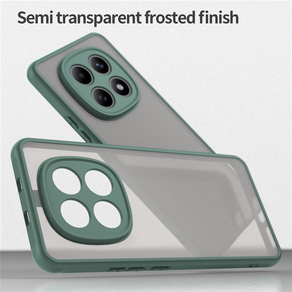 Proof gélový obal s pevným chrbtom na Xiaomi Poco M8 5G/Redmi Note 15 5G/Note 15 4G - zelený