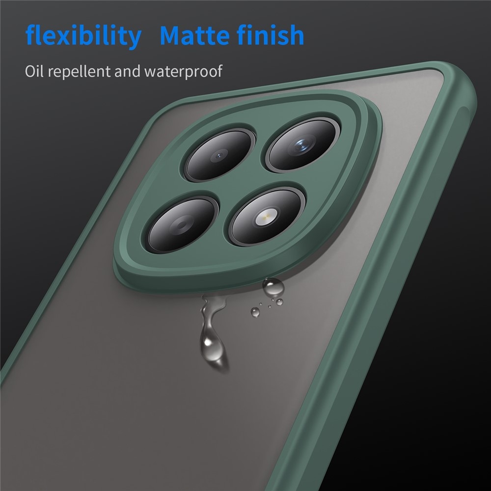 Proof gélový obal s pevným chrbtom na Xiaomi Poco M8 5G/Redmi Note 15 5G/Note 15 4G - zelený