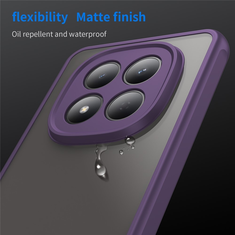 Proof gélový obal s pevným chrbtom na Xiaomi Redmi Note 15 Pro 4G - fialový