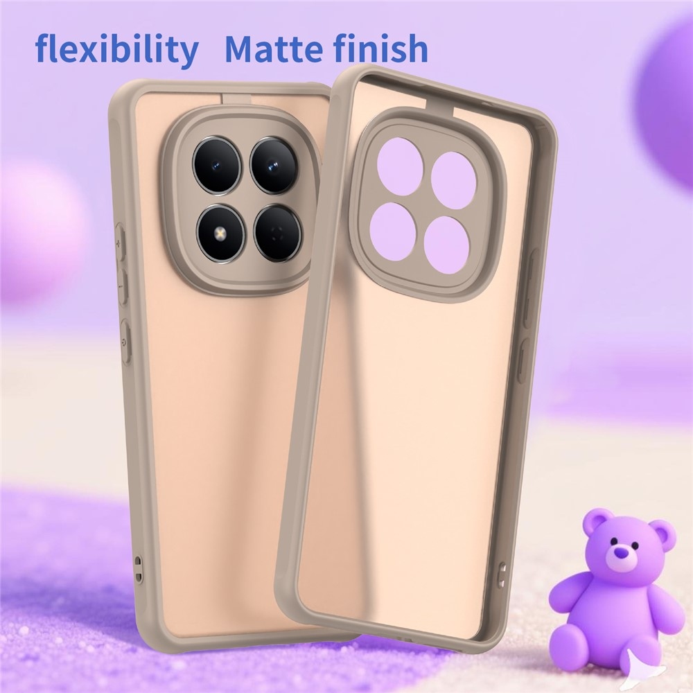 Proof gélový obal s pevným chrbtom na Xiaomi Redmi Note 15 Pro 4G - oranžový