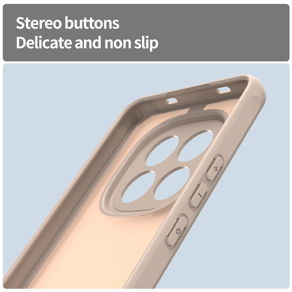 Proof gélový obal s pevným chrbtom na Xiaomi Redmi Note 15 Pro 4G - oranžový