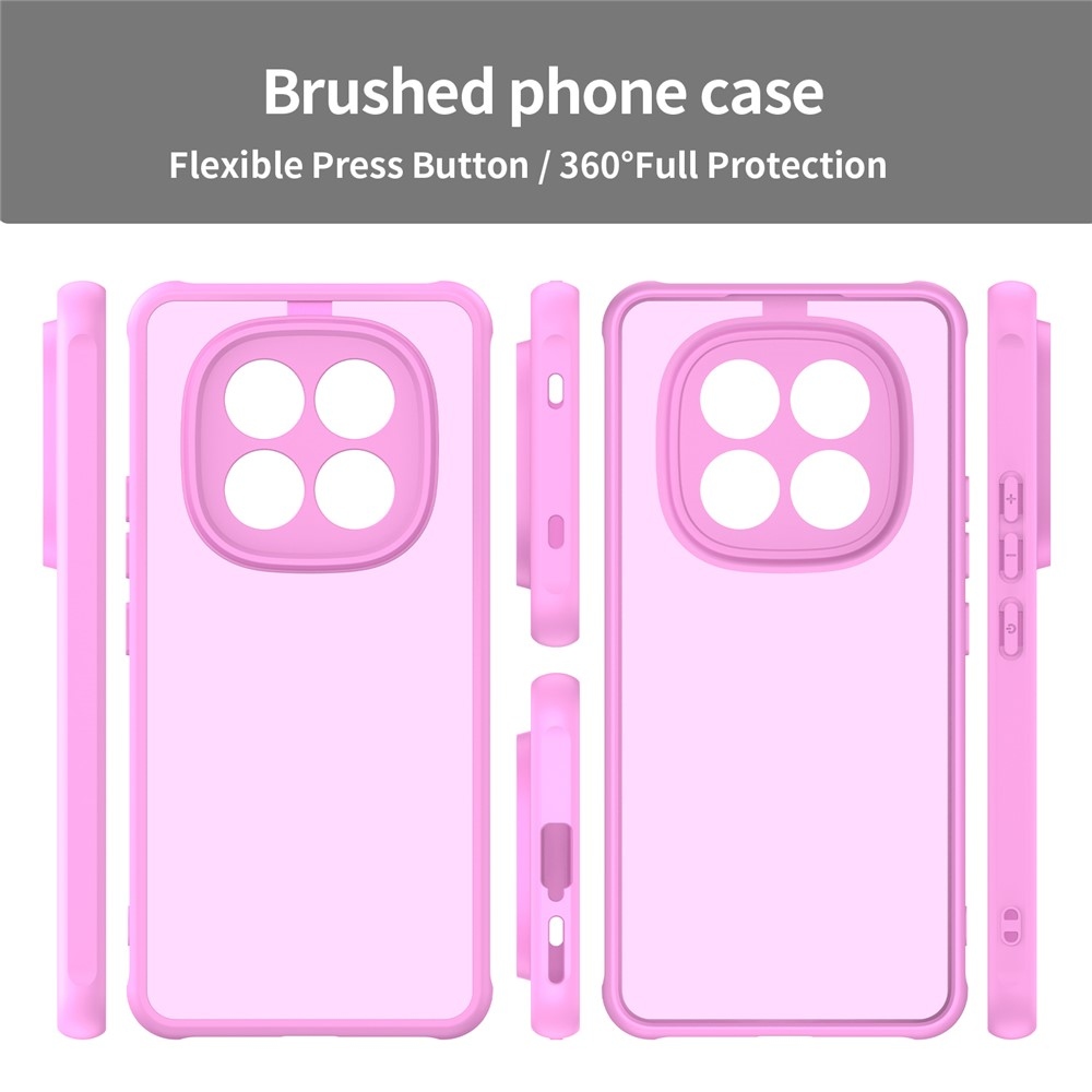 Proof gélový obal s pevným chrbtom na Xiaomi Redmi Note 15 Pro 4G - svetlofialový