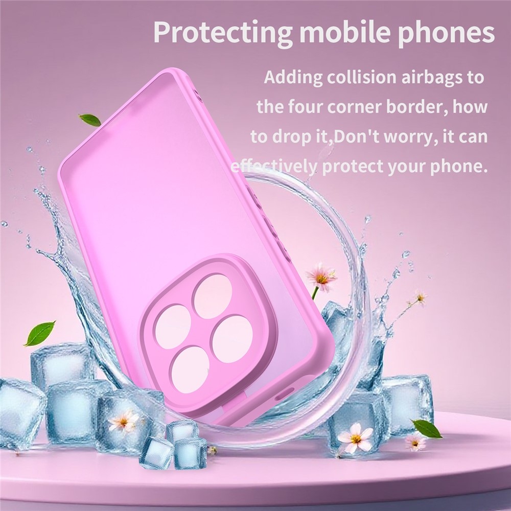 Proof gélový obal s pevným chrbtom na Xiaomi Redmi Note 15 Pro 4G - svetlofialový